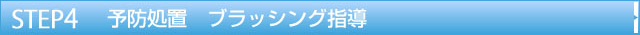 予防処置ブラッシング指導